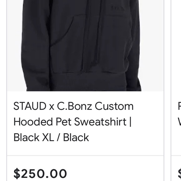 STAUD hooded pet sweatshirt size medium - Picture 7 of 7